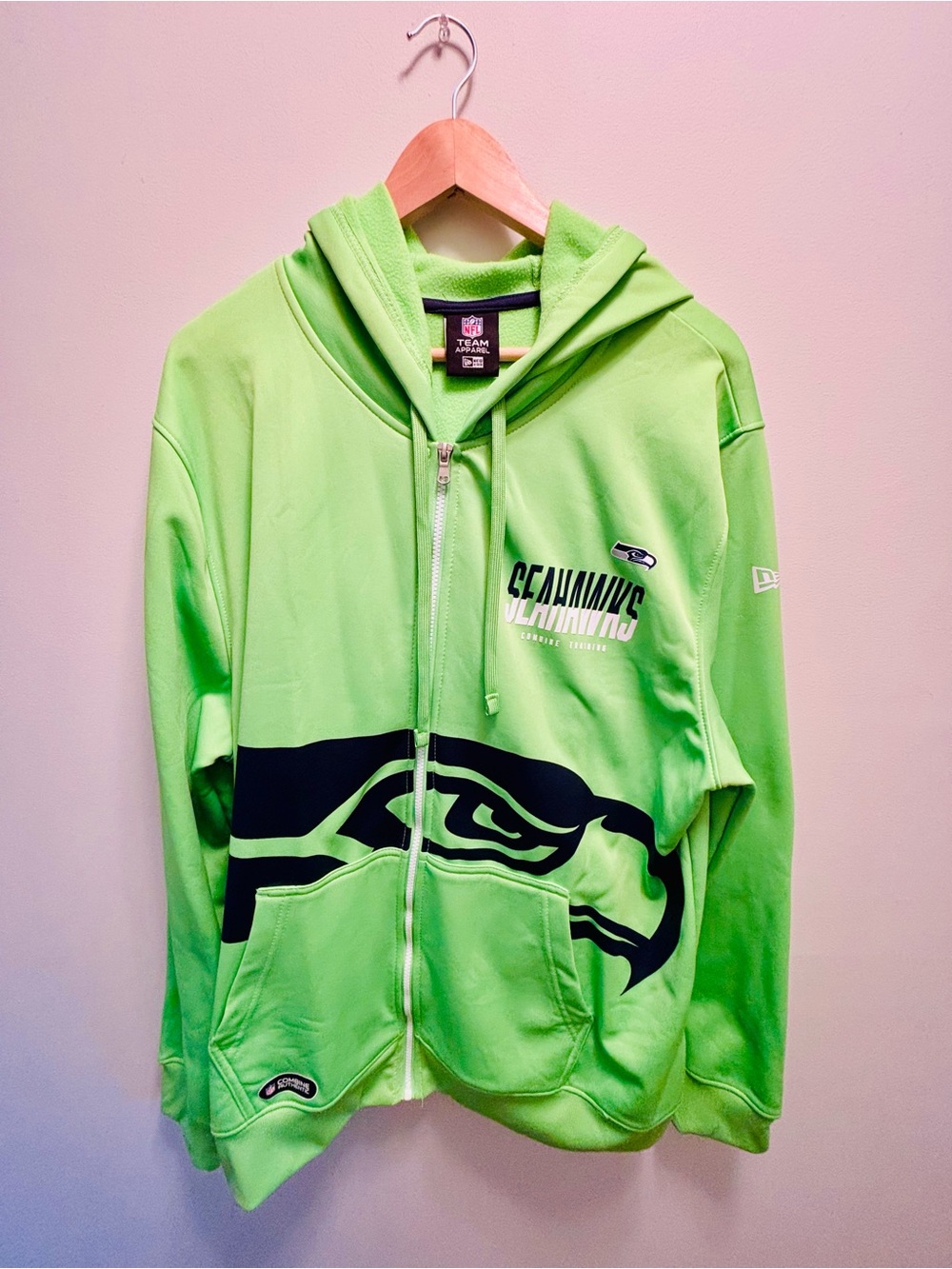 New Era Neon Green NFL Team Hoodie